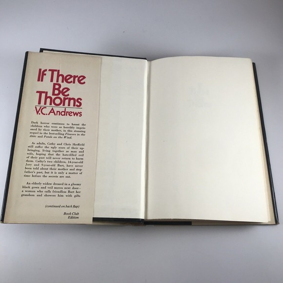 If There Be Thorns by V.C. Andrews Dust Jacket Hardcover Book Club Edition 1981 - Picture 5 of 7